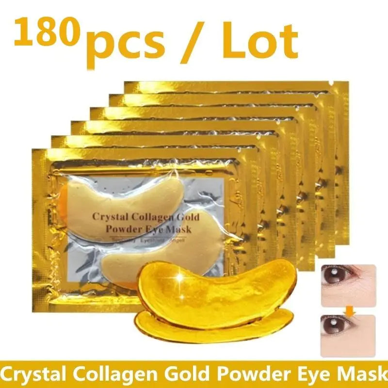 Crystal Collagen Gold Powder Eye Mask - Shamz Glamour