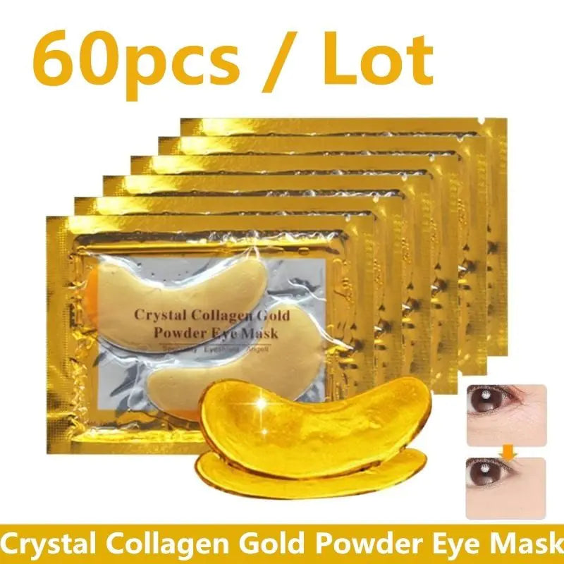 Crystal Collagen Gold Powder Eye Mask - Shamz Glamour