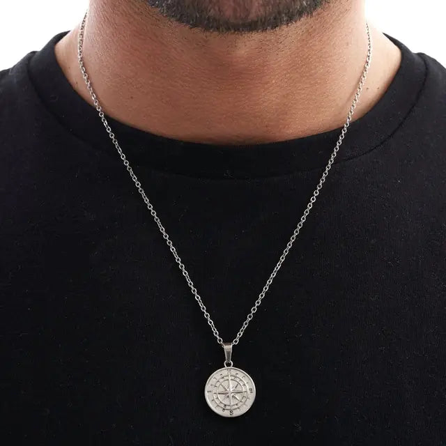 Vnox Layered Necklaces for Men - Shamz Glamour