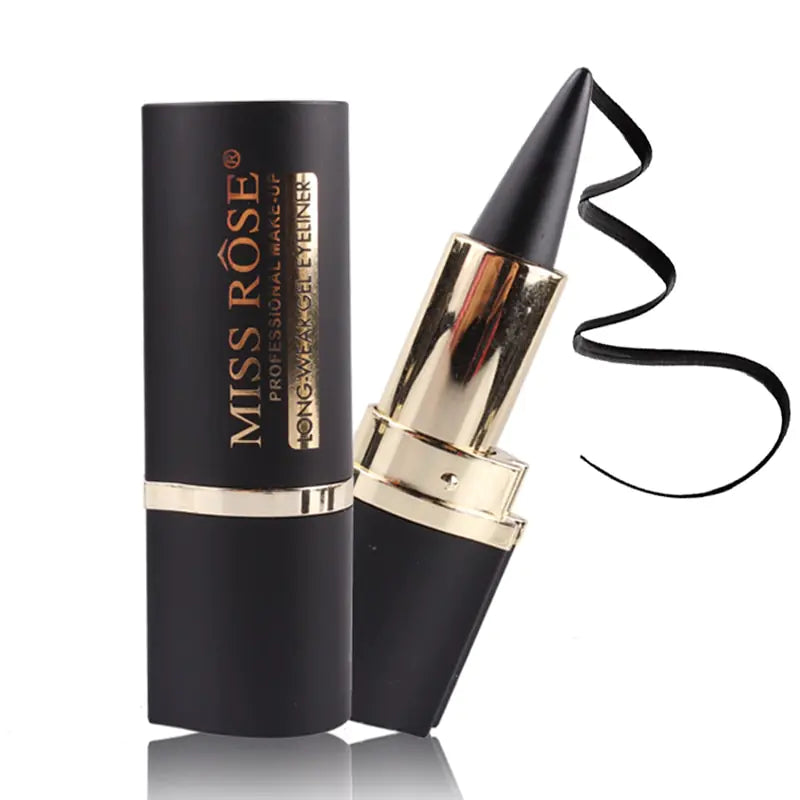 Long-Lasting Natural Black Eyeliner Cream - Shamz Glamour