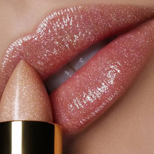 9 Colors Waterproof Glitter Lipstick - Shamz Glamour