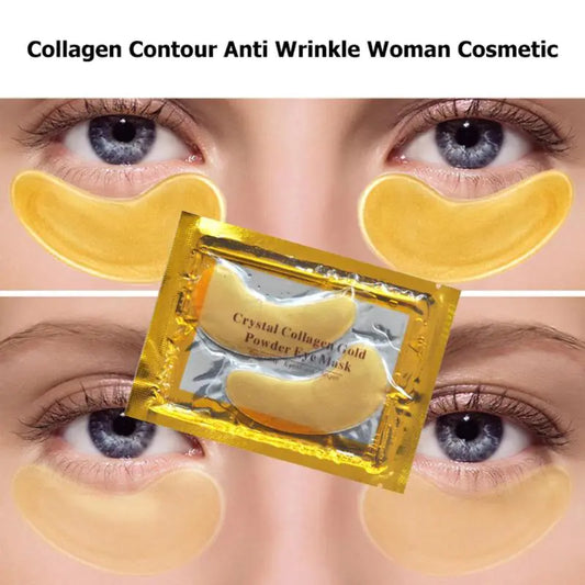 Crystal Collagen Gold Powder Eye Mask - Shamz Glamour