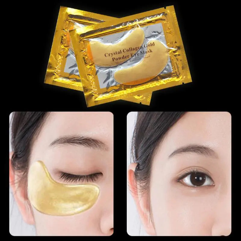 Crystal Collagen Gold Powder Eye Mask - Shamz Glamour