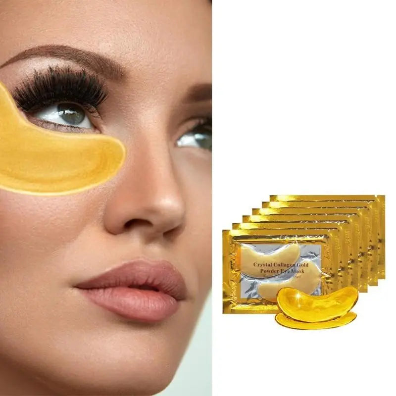 Crystal Collagen Gold Powder Eye Mask - Shamz Glamour