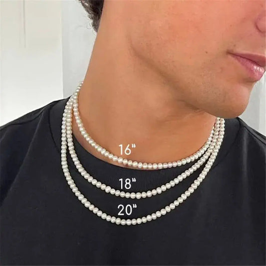 Pearl Expensive Necklace For Men - Shamz Glamour